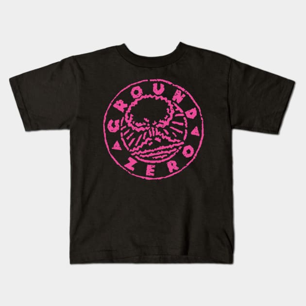 ground zero - pink Kids T-Shirt by BrownWoodRobot